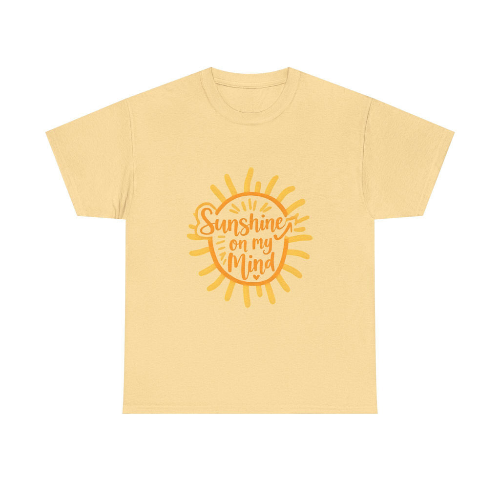 Sunshine on My Mind Graphic Tee Unisex Heavy Cotton Summer Shirt