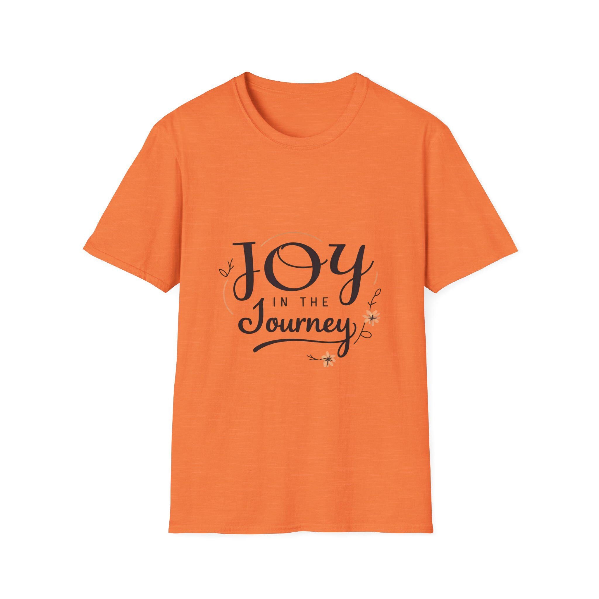 Joyful Journey Unisex T-Shirt Inspirational Ring-Spun Cotton Tee