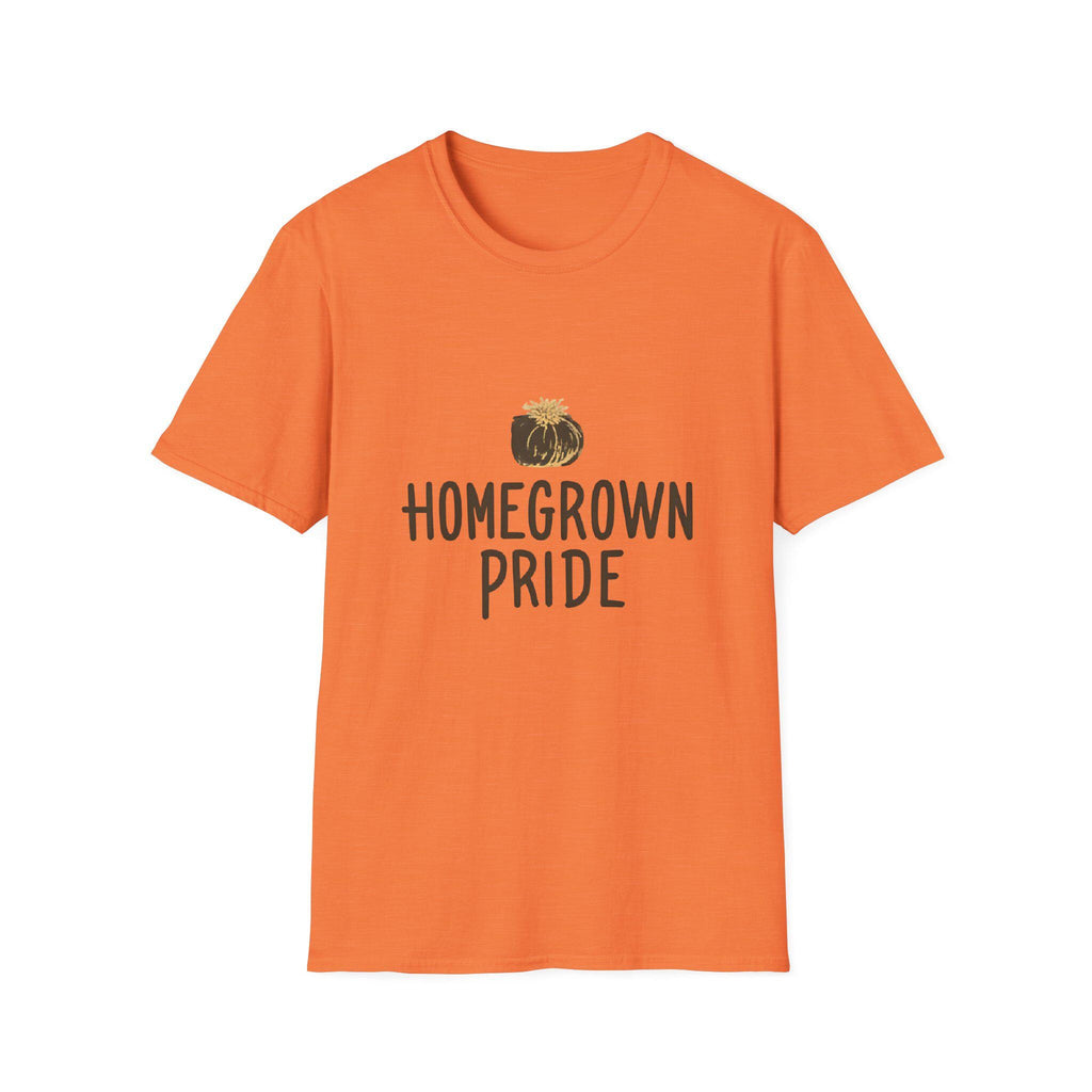 Homegrown Pride T-Shirt Soft Ring-Spun Cotton Tee, Gift for Gardeners