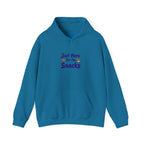 Funny Foodie Hoodie Just Here for the Snacks - Comfy Cotton Blend
