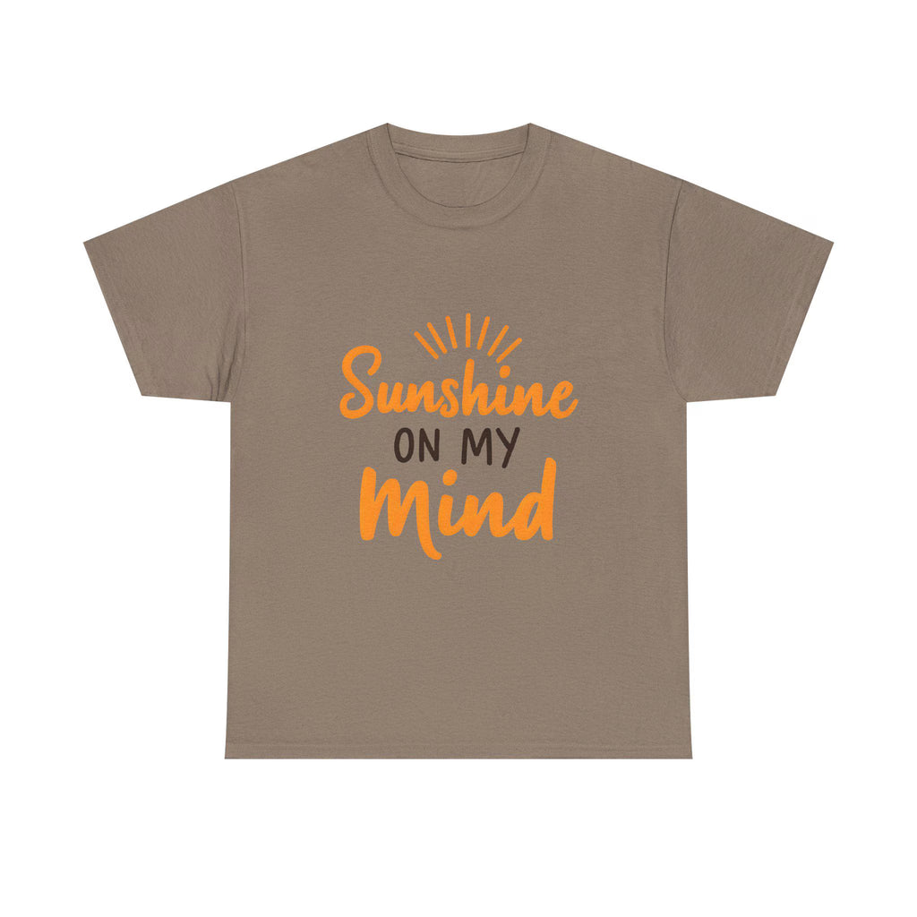 Sunshine on My Mind T-Shirt Unisex Heavy Cotton Tee, Summer Vibes