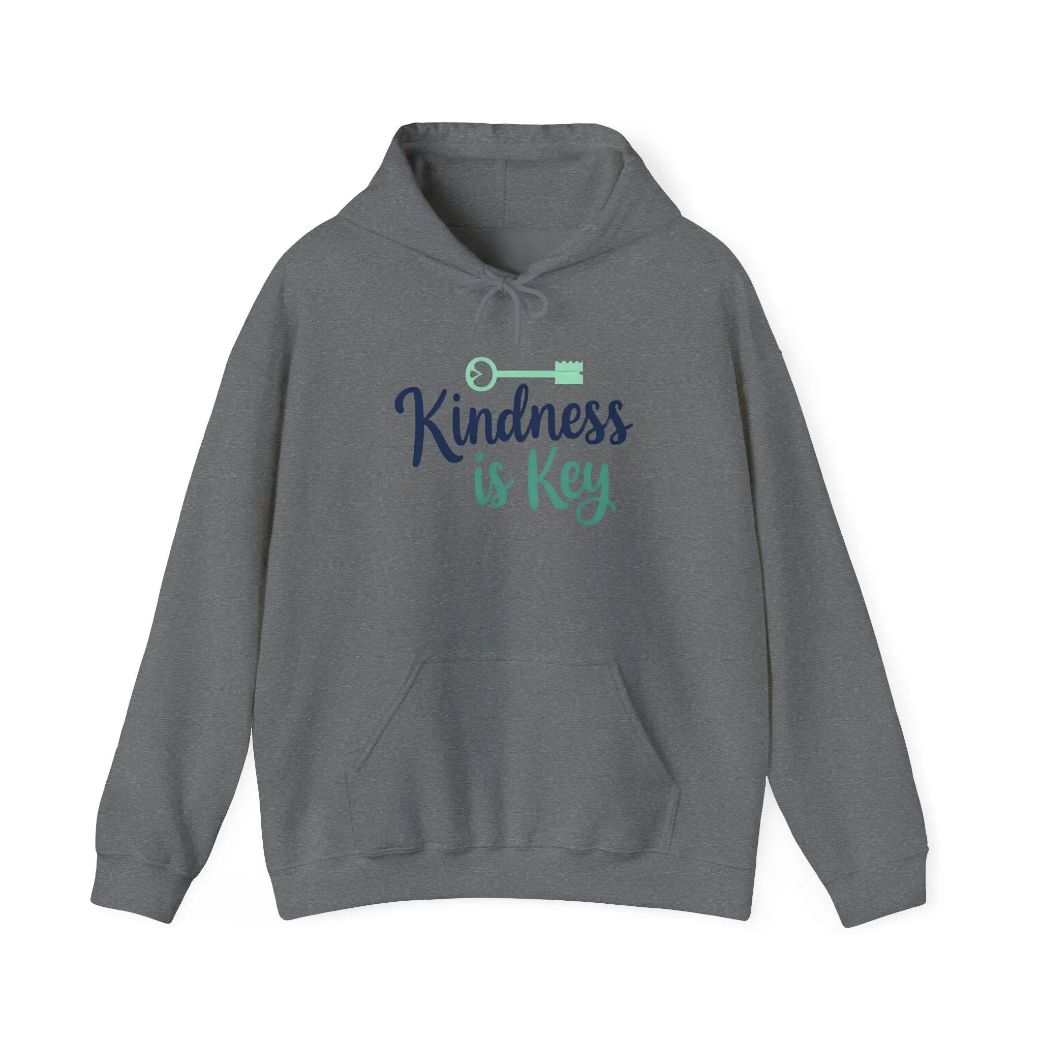 Kindness is Key Hoodie Cozy Unisex , Inspirational Apparel