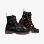 Abstract Winter Starburst Vegan Leather Festival Boots