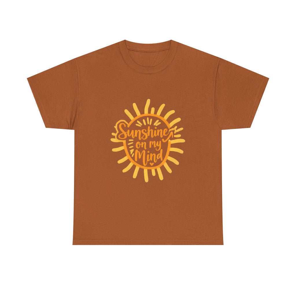 Sunshine on My Mind Graphic Tee Unisex Heavy Cotton Summer Shirt