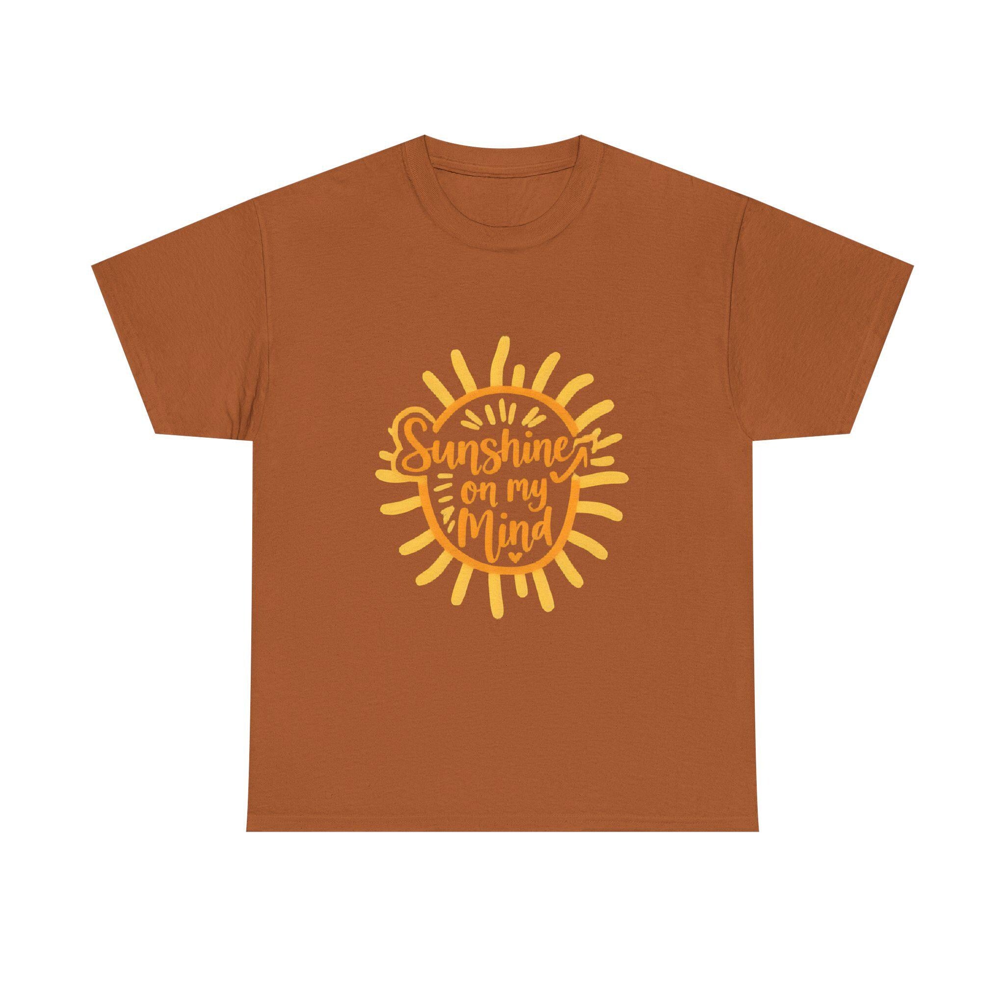 Sunshine on My Mind Graphic Tee Unisex Heavy Cotton Summer Shirt