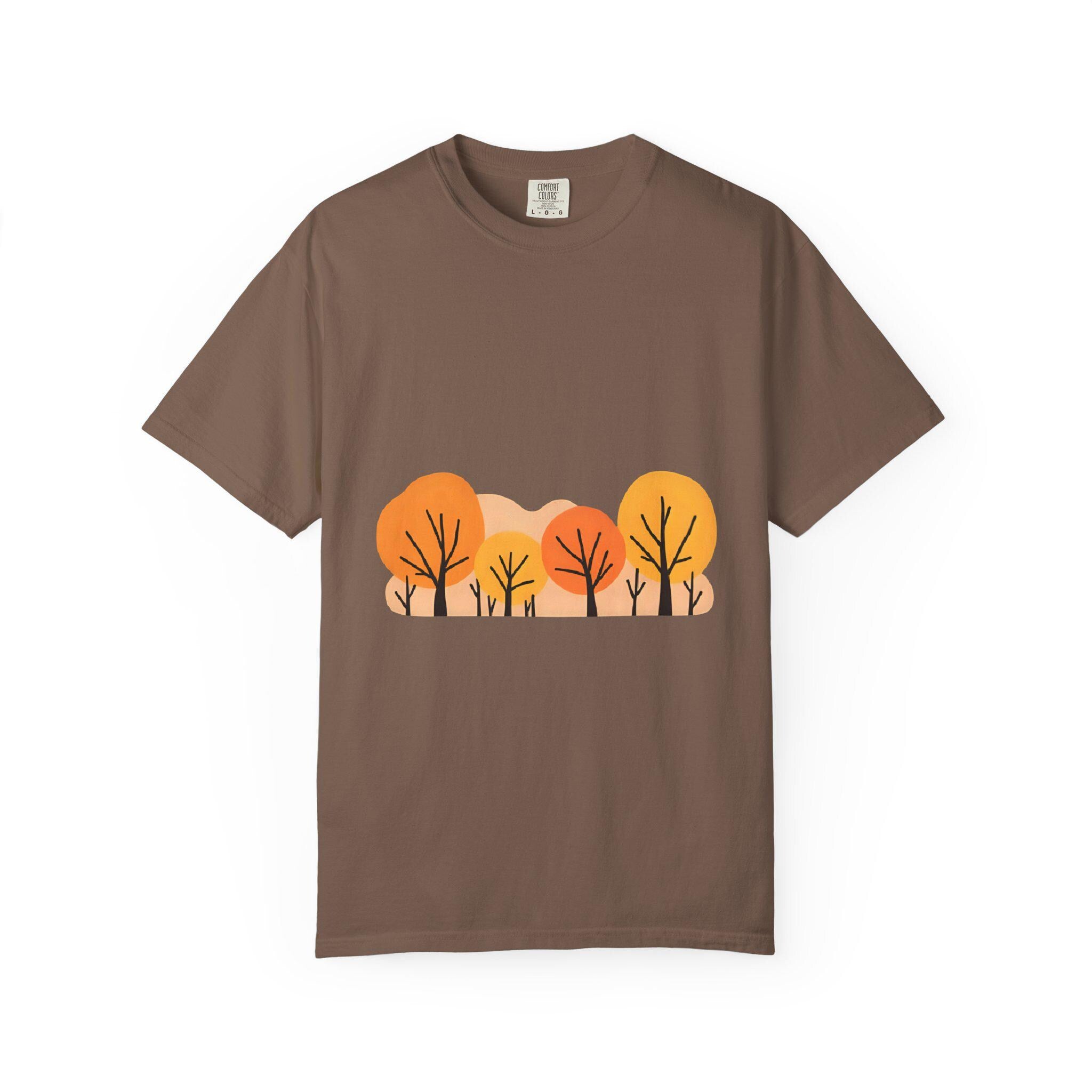 Autumn Landscape T-Shirt Unisex Cozy Fall Graphic Tee
