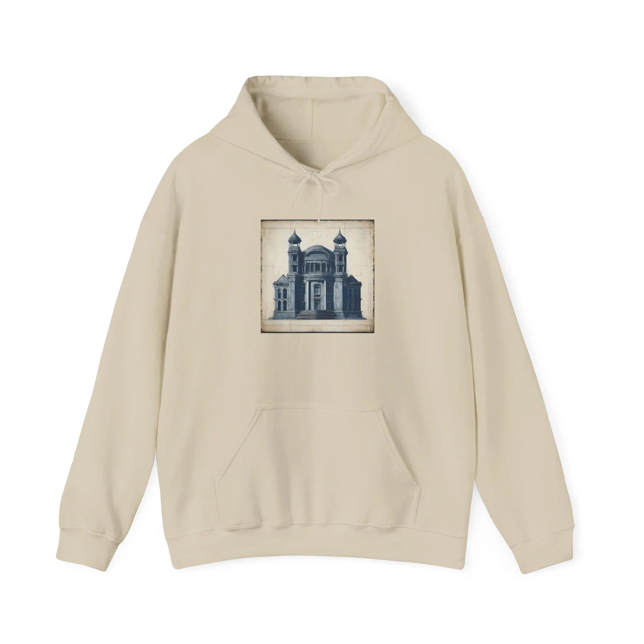 Vintage Architecture Hoodie Unisex Streetwear