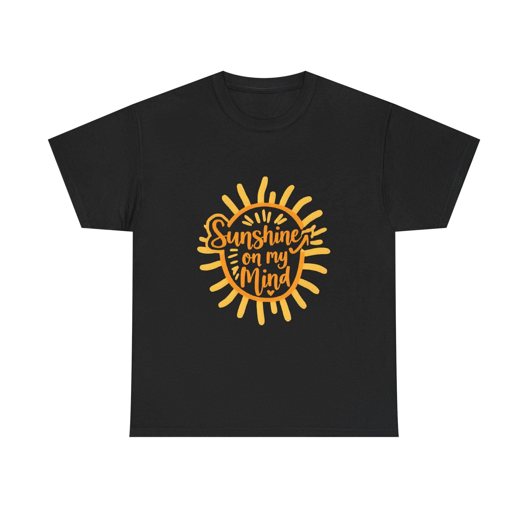 Sunshine on My Mind Graphic Tee Unisex Heavy Cotton Summer Shirt