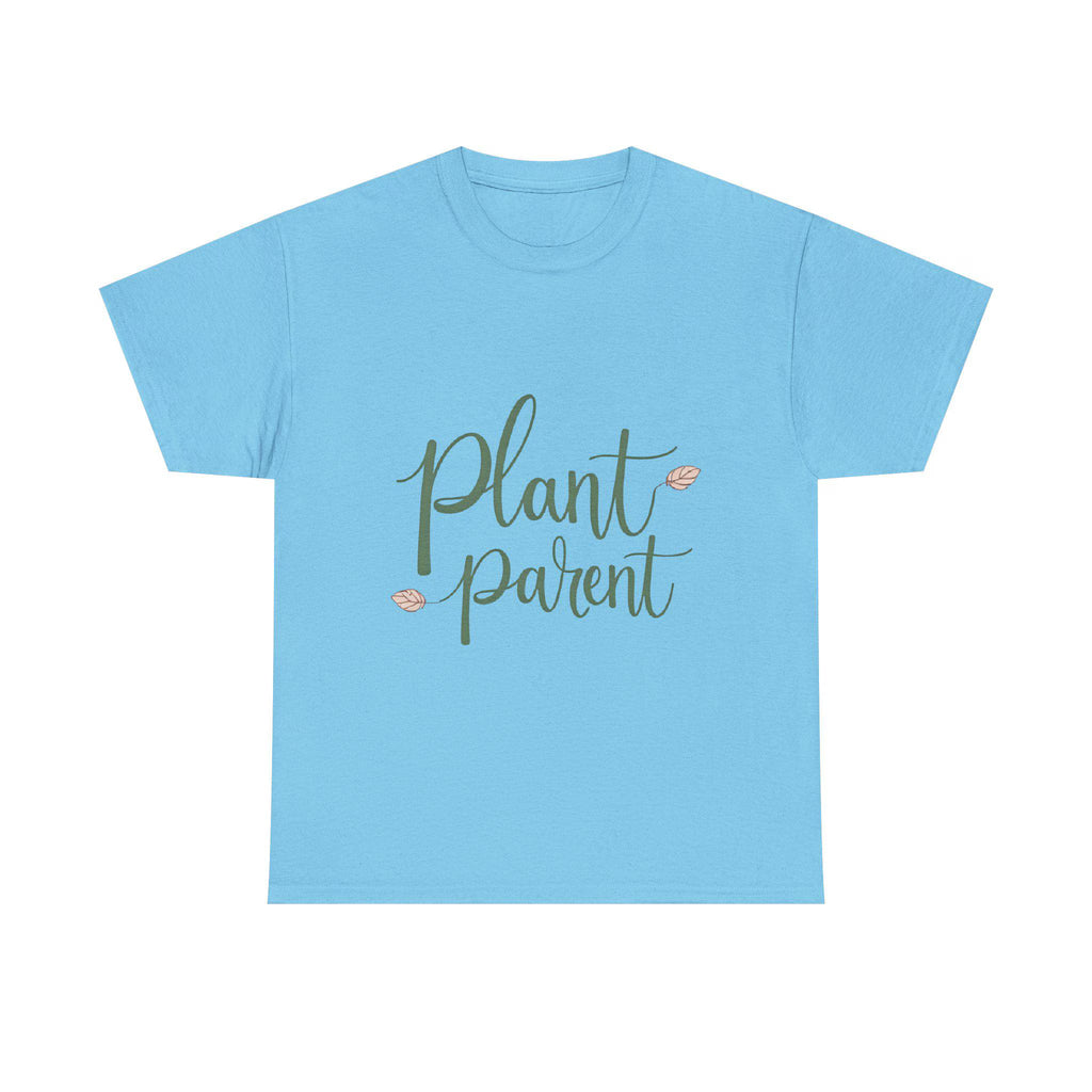 Plant Parent Heavy Cotton Tee Botanical Gift for Plant Lovers