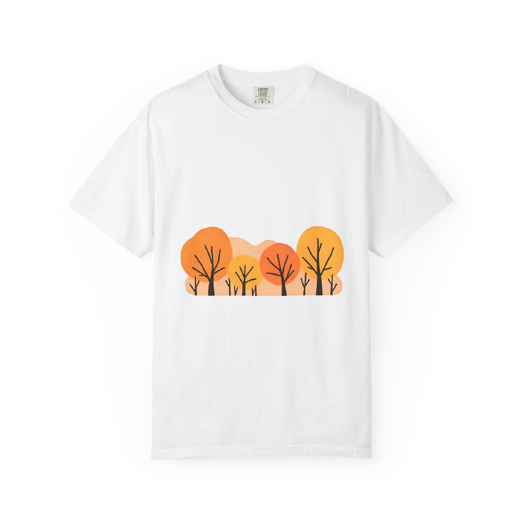 Autumn Landscape T-Shirt Unisex Cozy Fall Graphic Tee