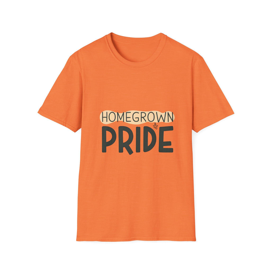 Homegrown Pride T-Shirt Softstyle Cotton Tee for Gardeners