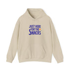 Just Here for the Snacks Hoodie Unisex Food Lover