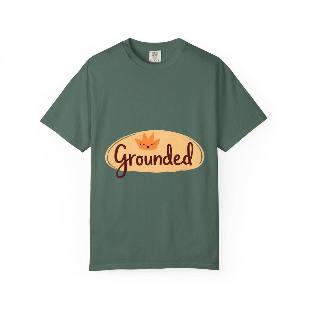 Grounded Graphic T-Shirt, Soft Garment-Dyed Unisex Tee
