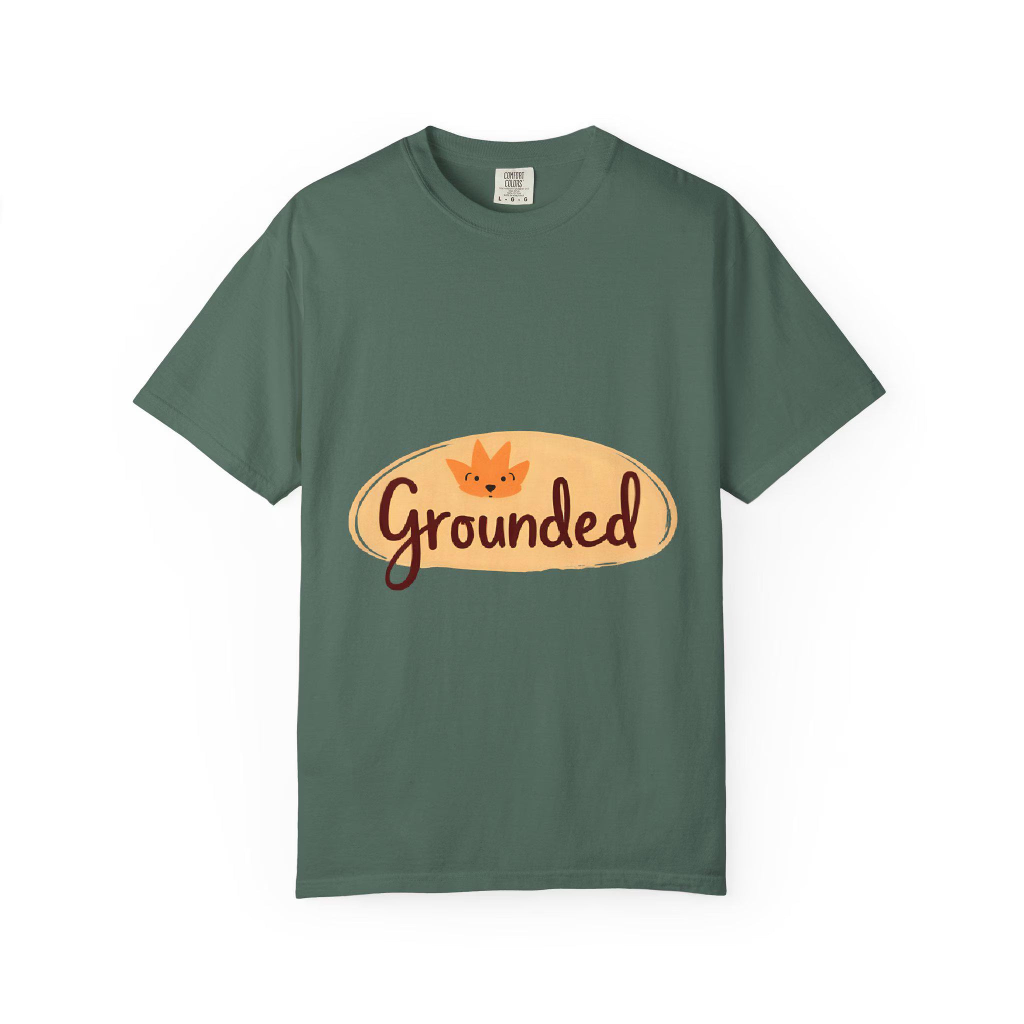 Grounded Graphic T-Shirt, Soft Garment-Dyed Unisex Tee
