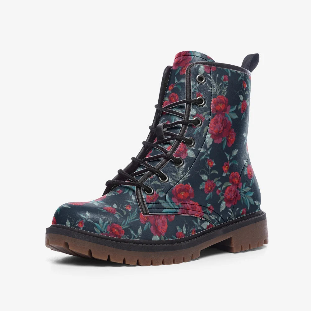 All The Roses Vegan Leather Boots