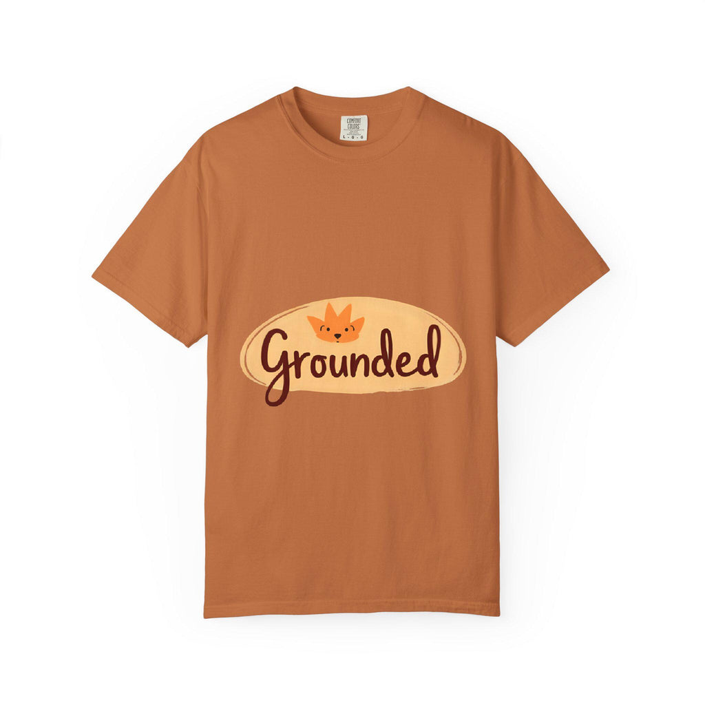 Grounded Graphic T-Shirt, Soft Garment-Dyed Unisex Tee