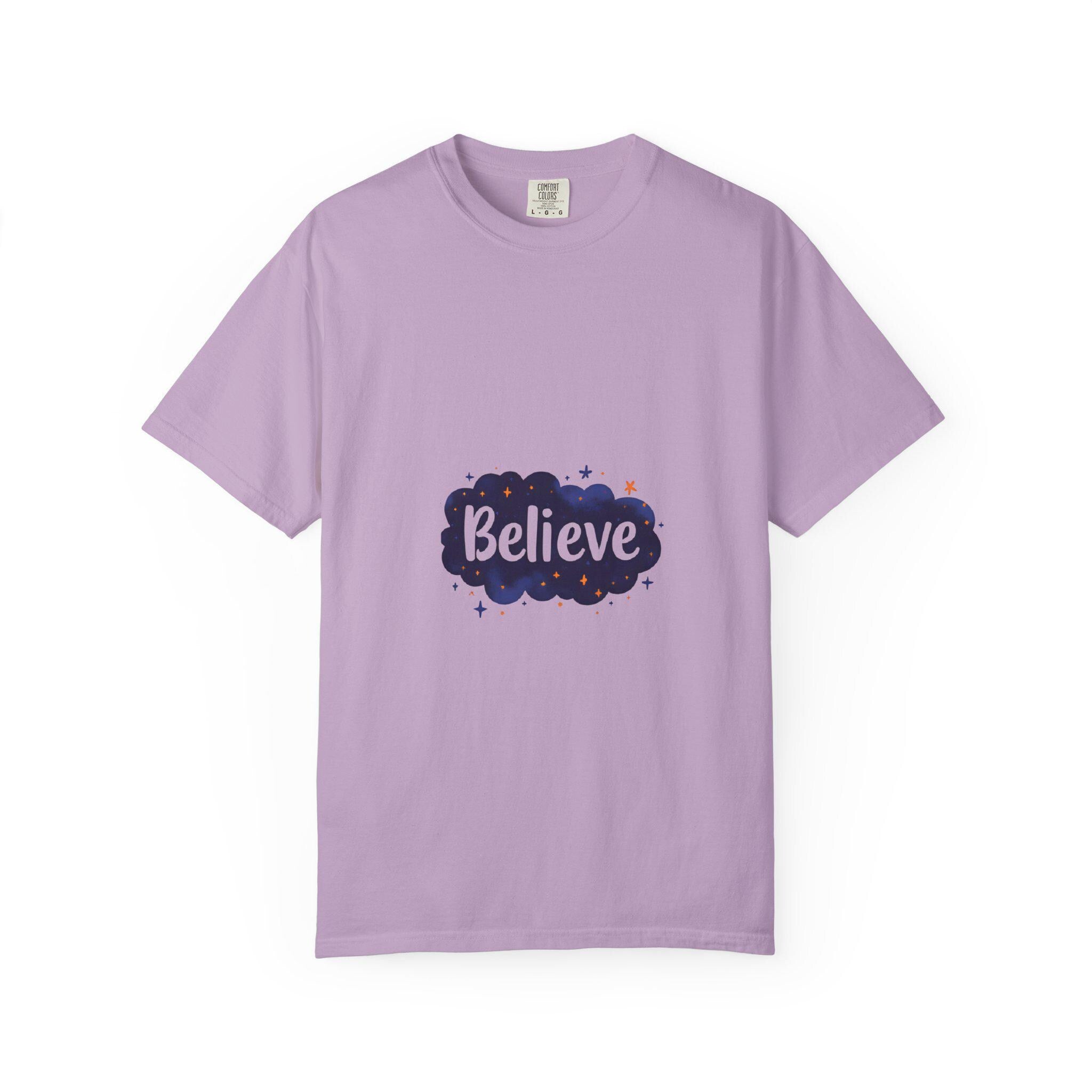 Believe T-Shirt Motivational Unisex Tee, Positive Vibes