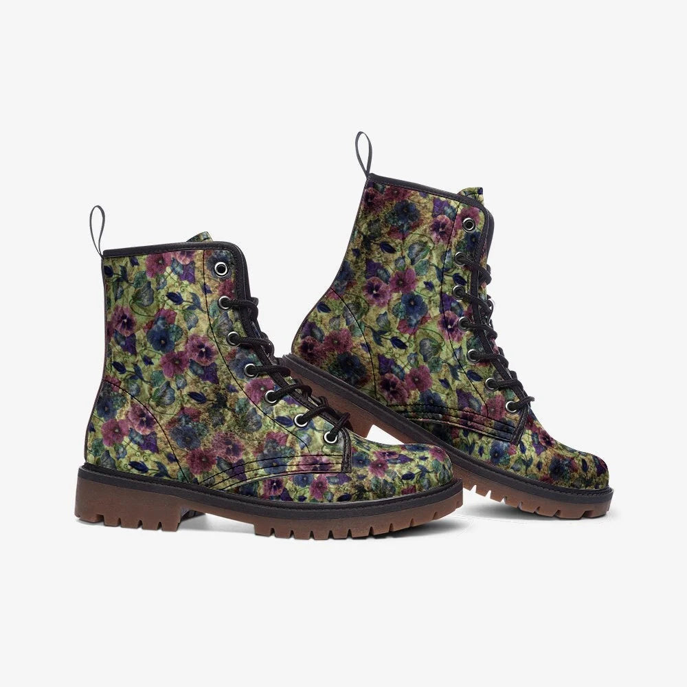 Flowerfest Vegan Leather Festival Boots