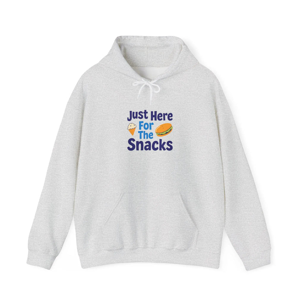 Just Here for the Snacks Hoodie Funny Food Lover