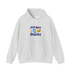 Just Here for the Snacks Hoodie Funny Food Lover