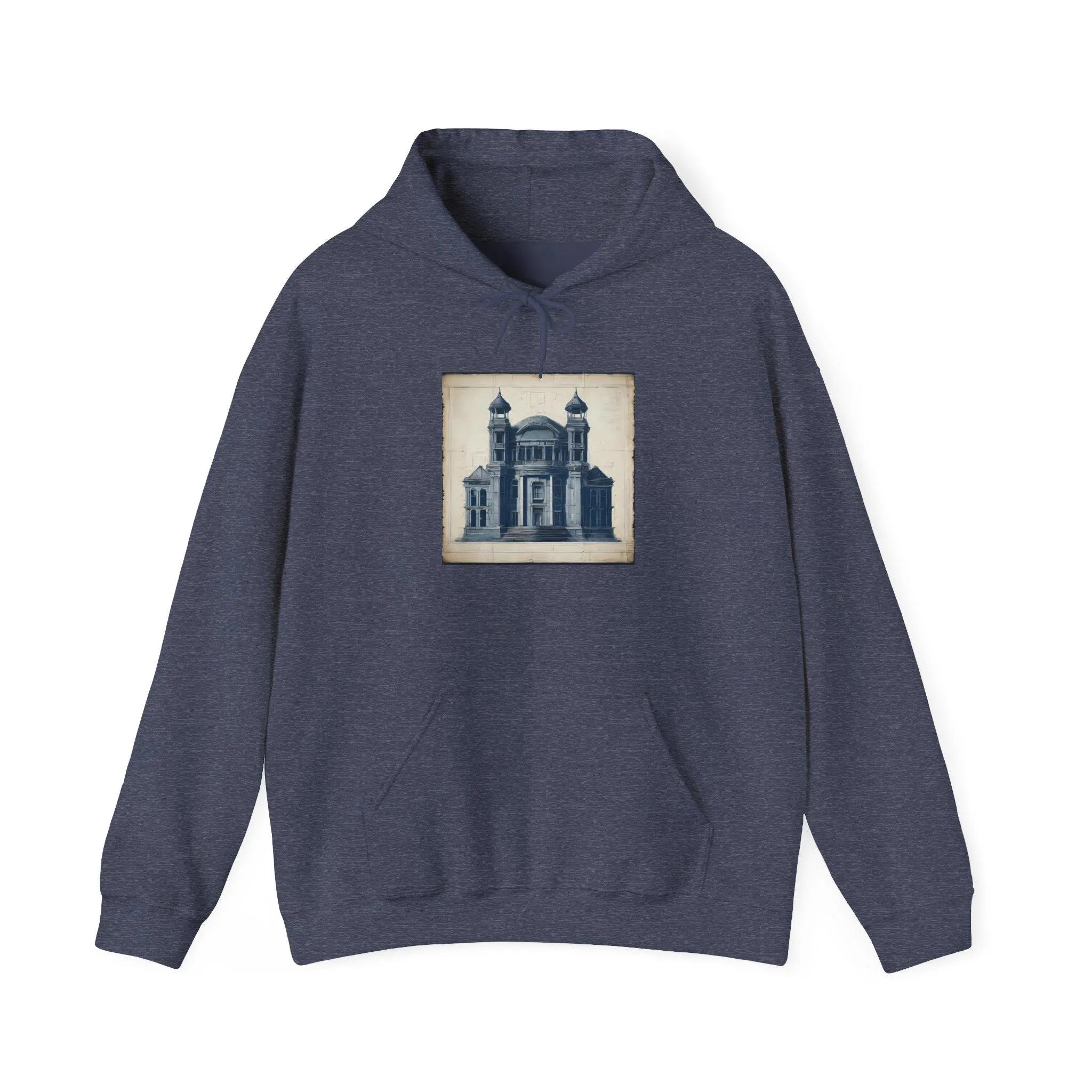 Vintage Architecture Hoodie Unisex Streetwear