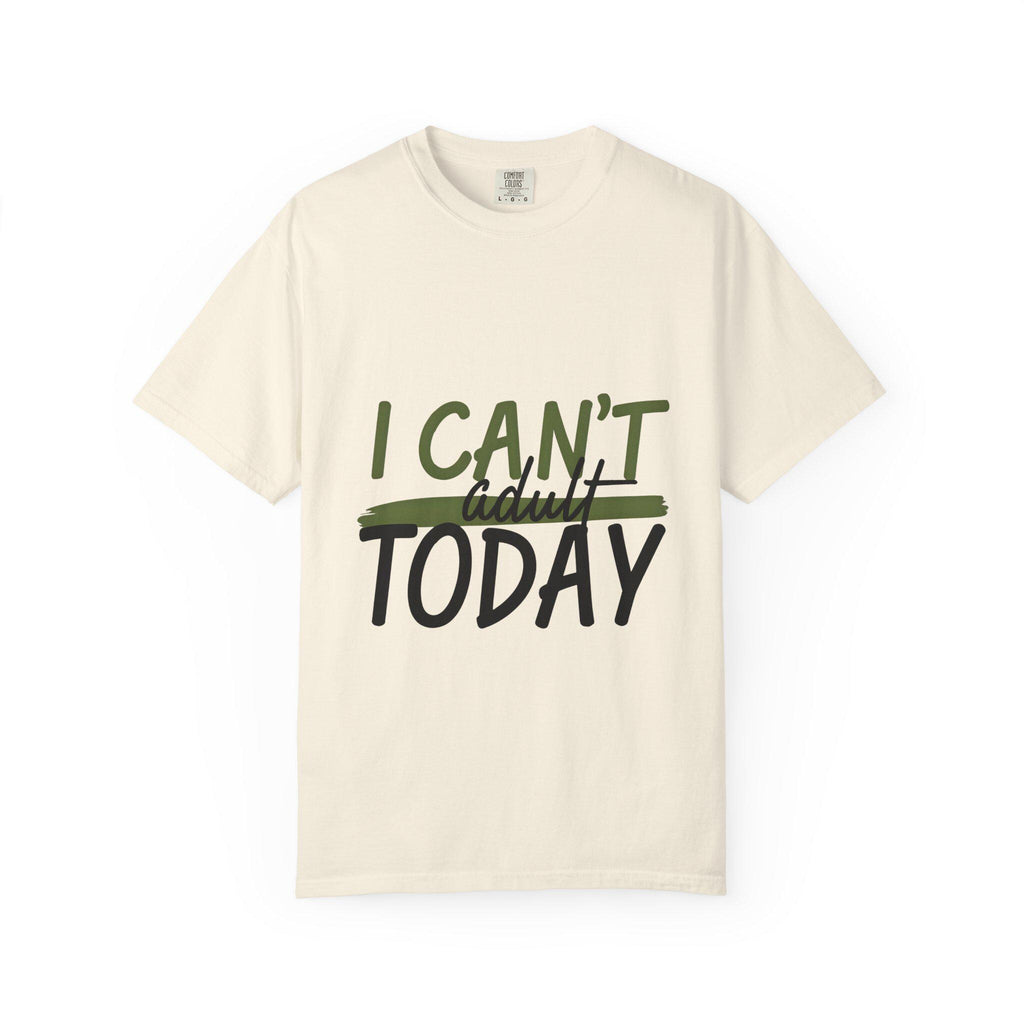 Casual Graphic T-Shirt "I Can't Adult Today"