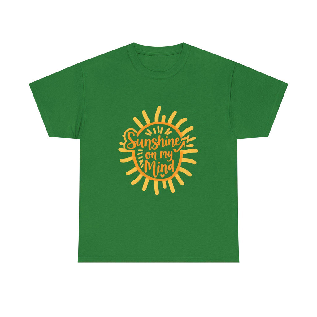 Sunshine on My Mind Graphic Tee Unisex Heavy Cotton Summer Shirt