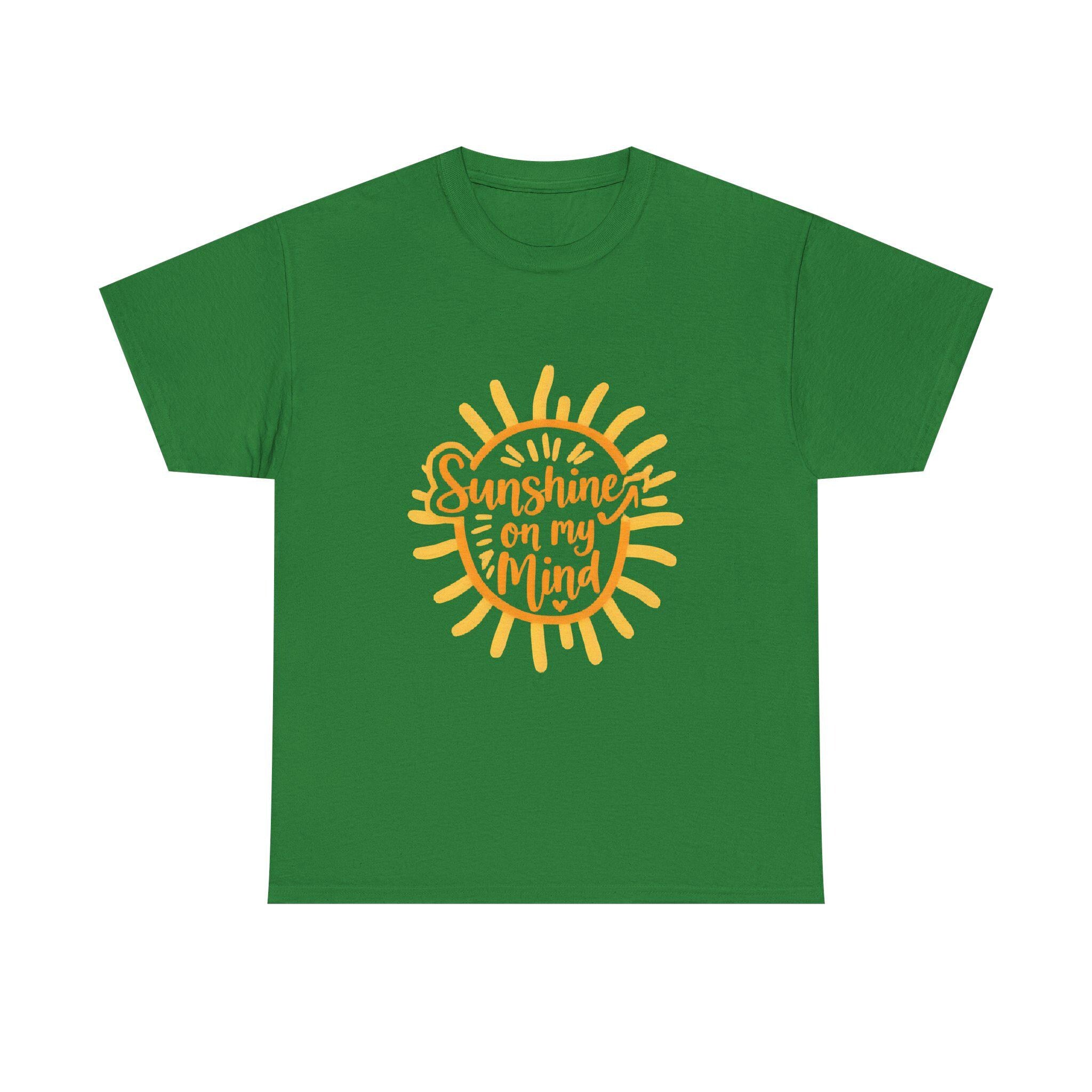 Sunshine on My Mind Graphic Tee Unisex Heavy Cotton Summer Shirt
