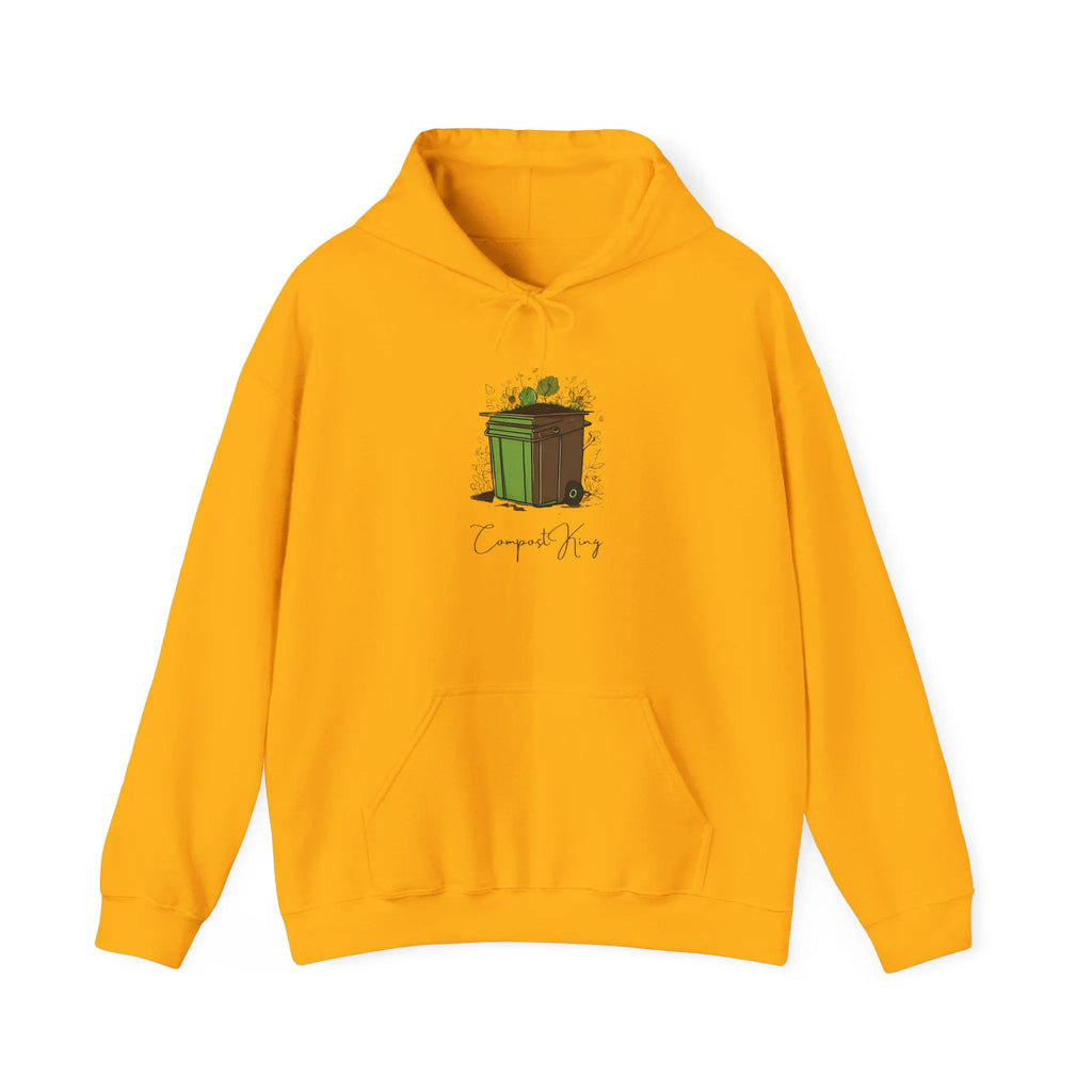 Whimsical Trash Can Hoodie Cozy Eco-Friendly Streetwear
