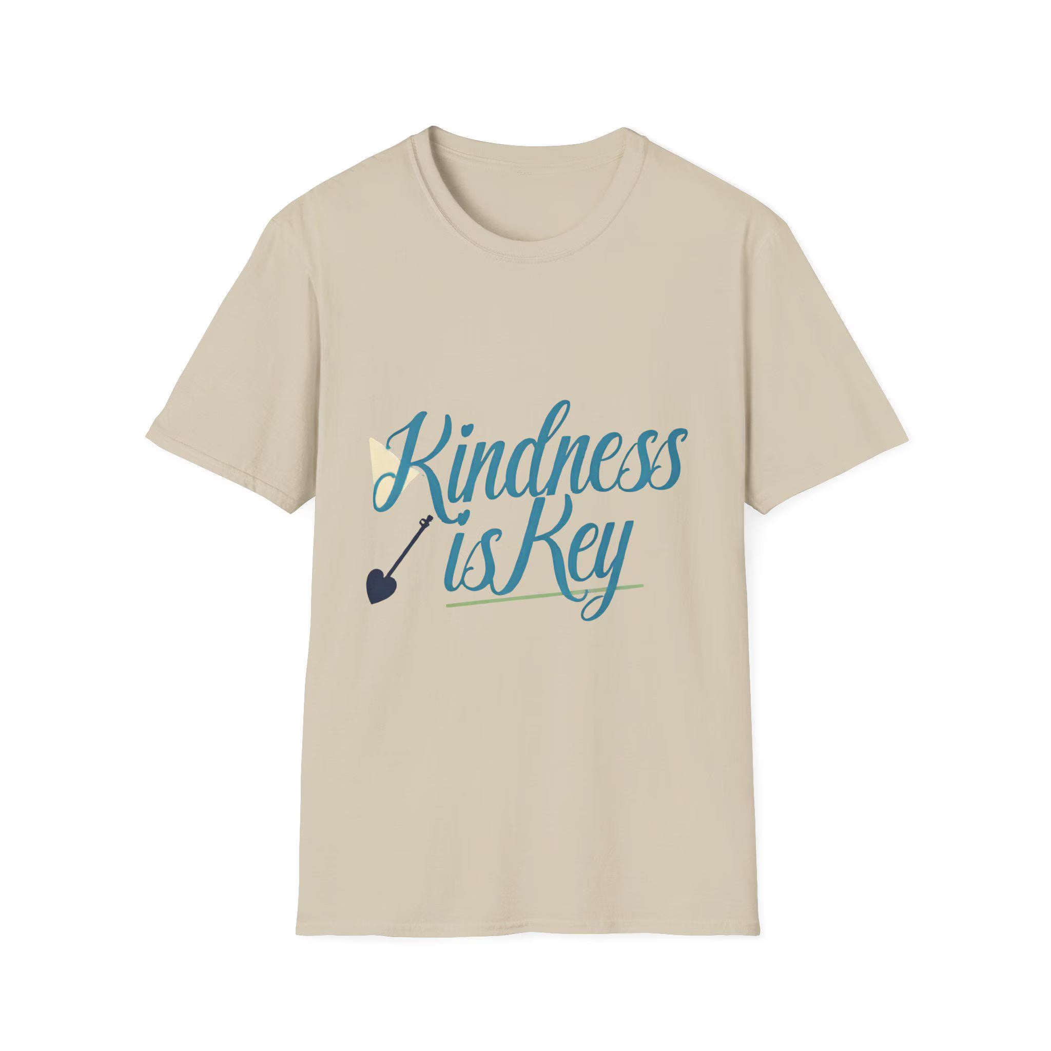 Kindness is Key T-Shirt Inspirational Unisex Softstyle Tee