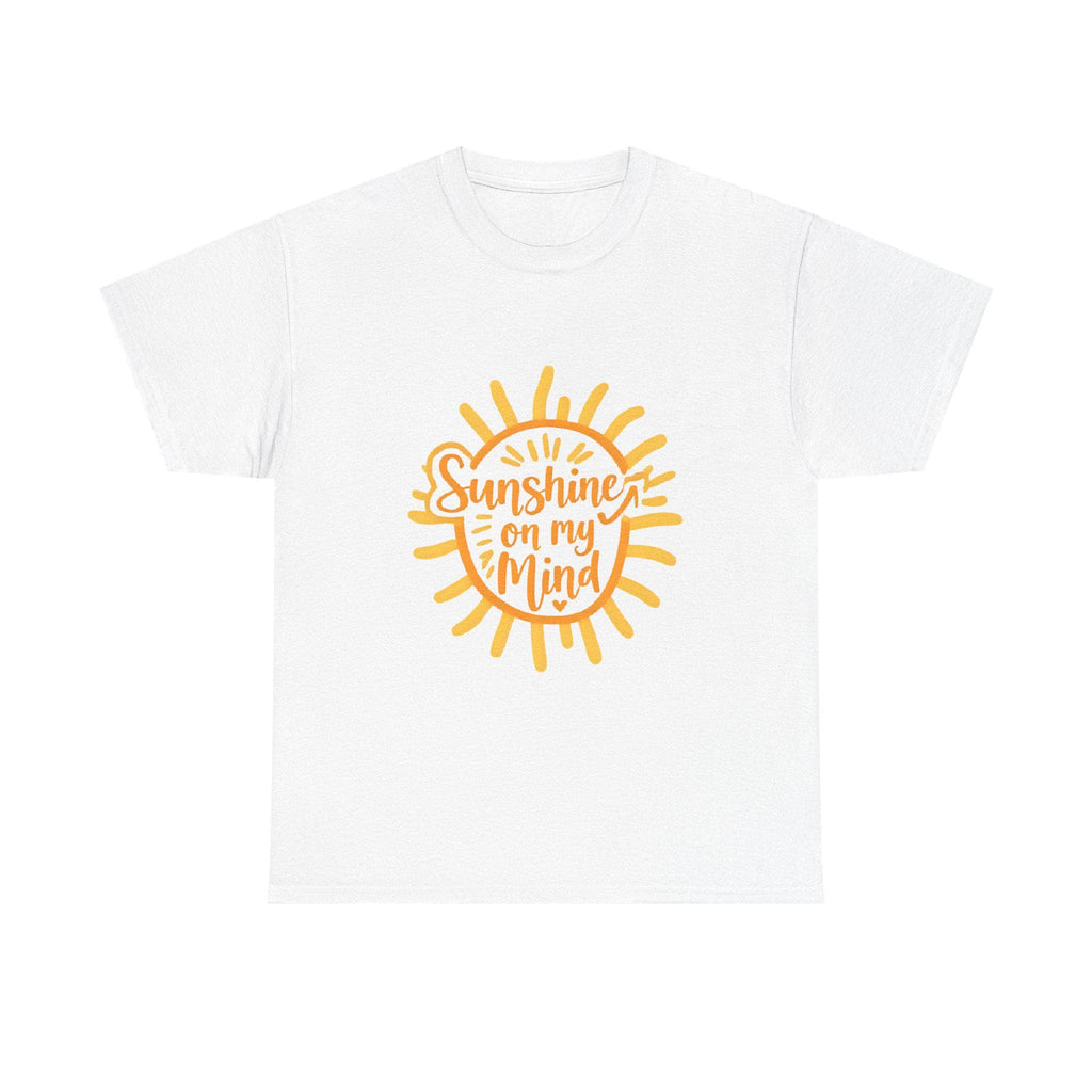 Sunshine on My Mind Graphic Tee Unisex Heavy Cotton Summer Shirt