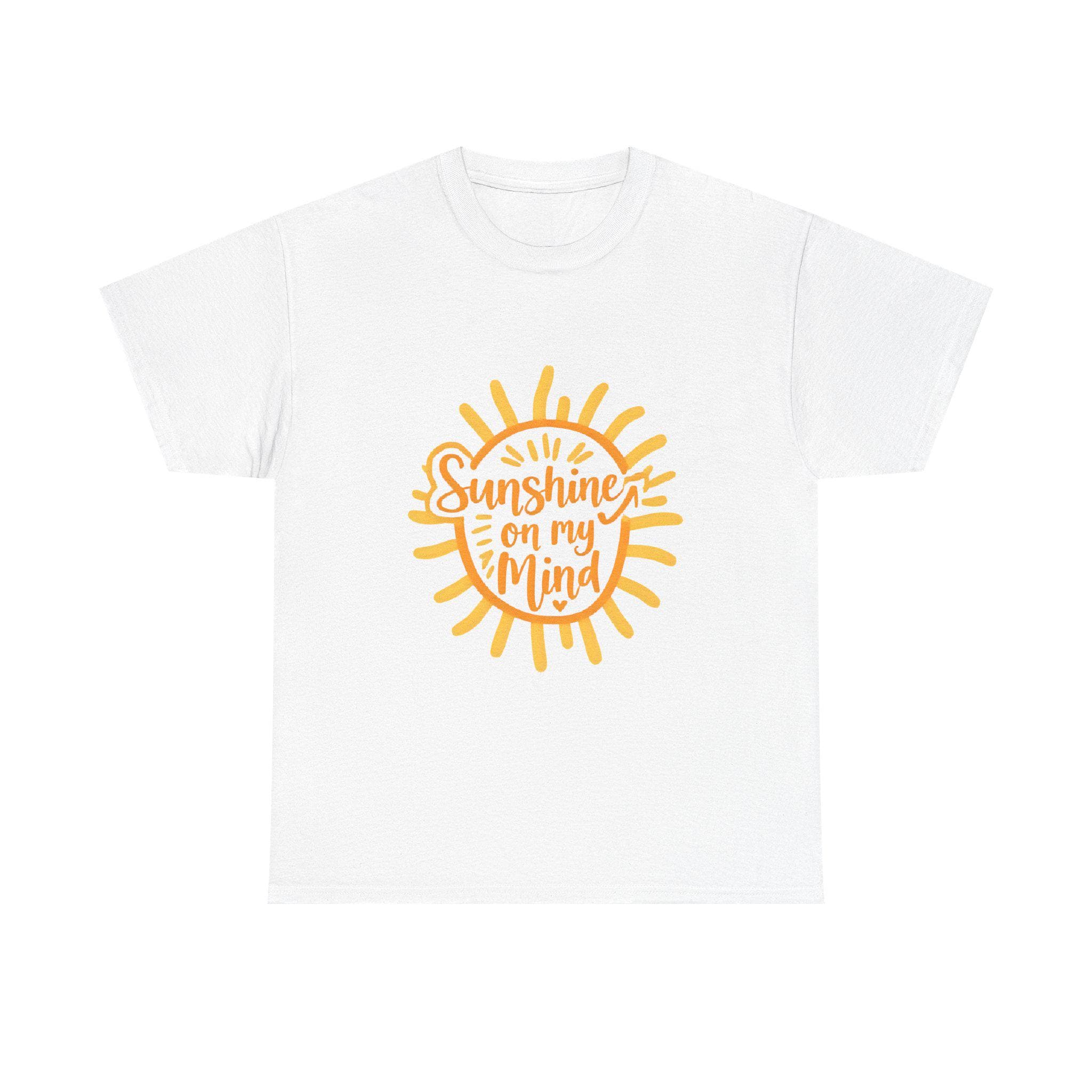 Sunshine on My Mind Graphic Tee Unisex Heavy Cotton Summer Shirt