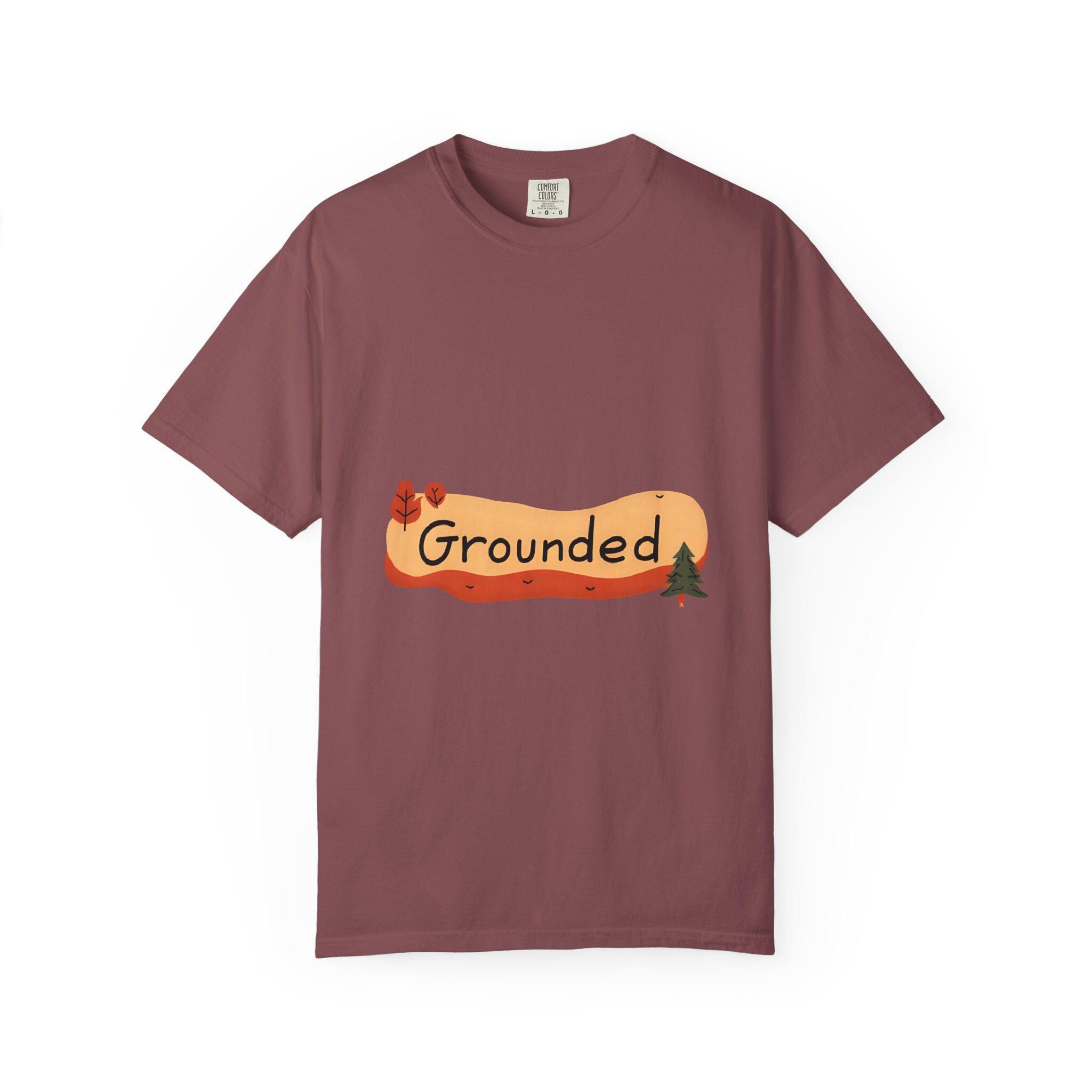 Grounded Nature T-Shirt Garment-Dyed Ring-Spun Cotton Tee