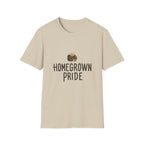 Homegrown Pride T-Shirt Soft Ring-Spun Cotton Tee, Gift for Gardeners
