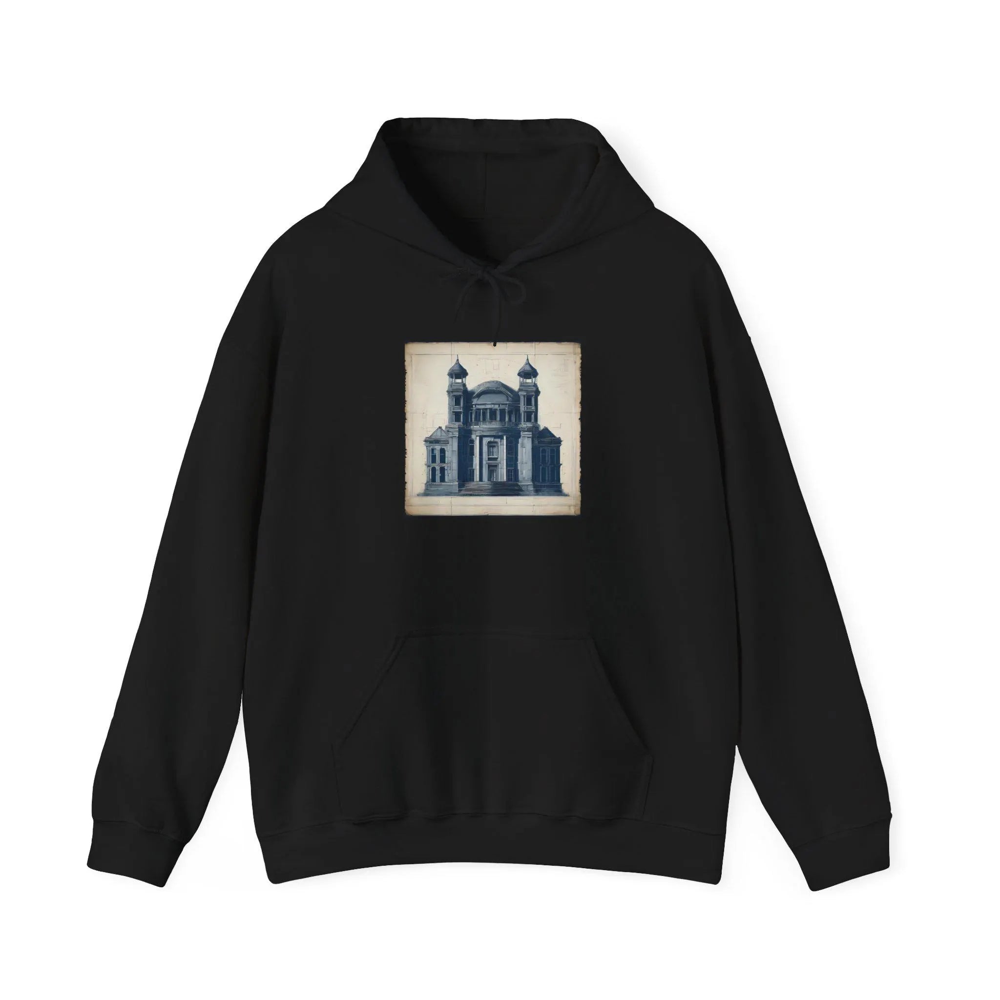 Vintage Architecture Hoodie Unisex Streetwear