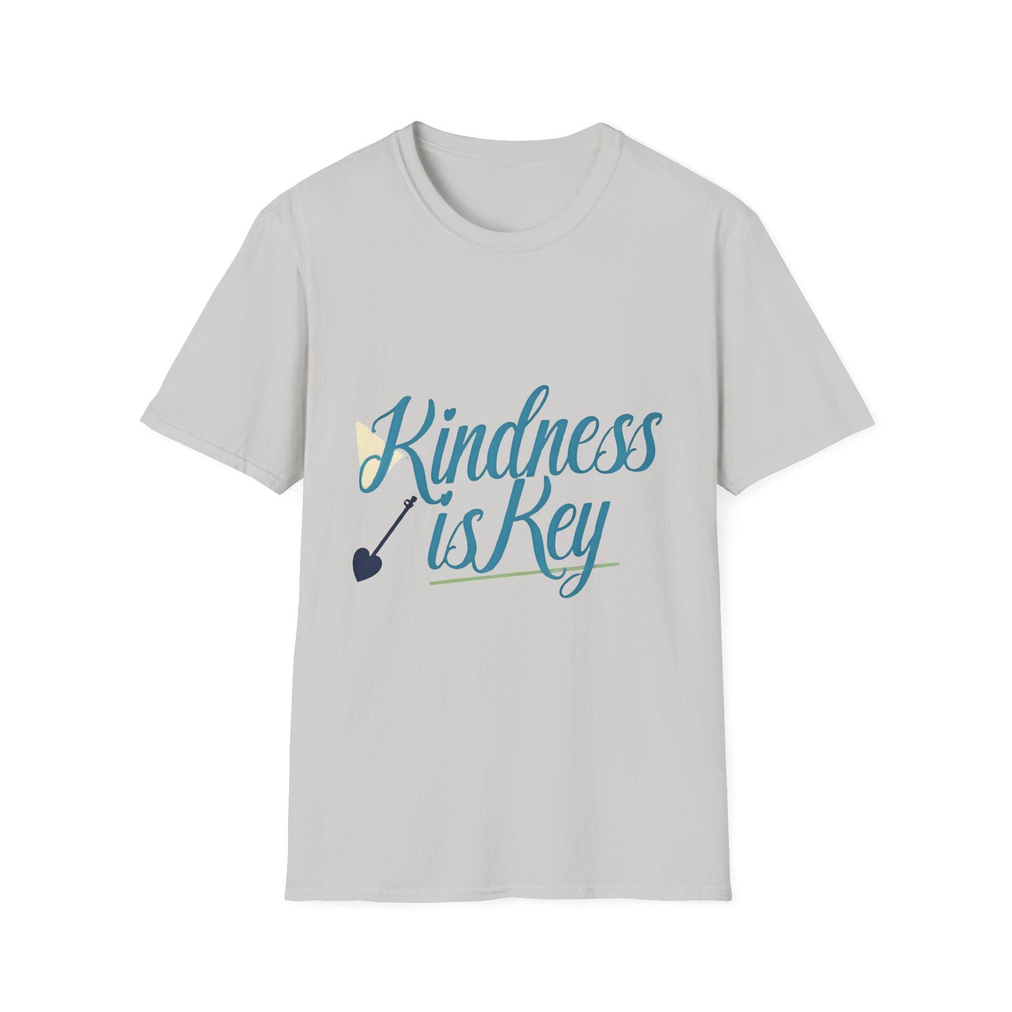 Kindness is Key T-Shirt Inspirational Unisex Softstyle Tee
