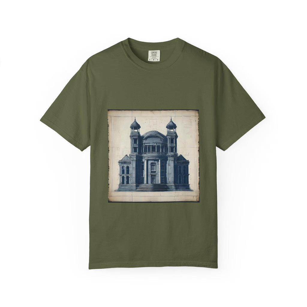 Architectural Illustration T-Shirt Garment-Dyed Comfort Colors Tee