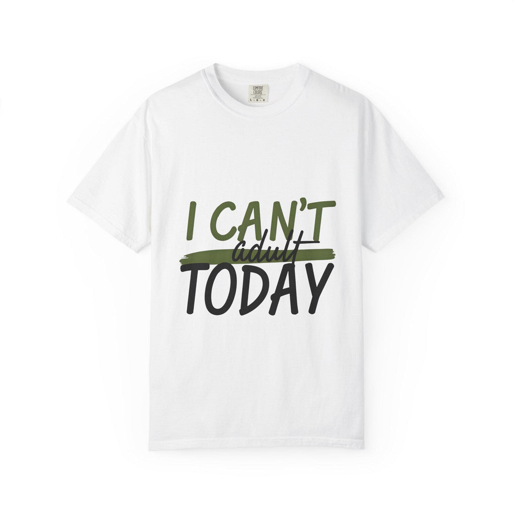Casual Graphic T-Shirt "I Can't Adult Today"