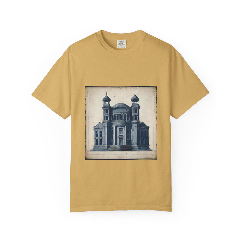 Architectural Illustration T-Shirt Garment-Dyed Comfort Colors Tee