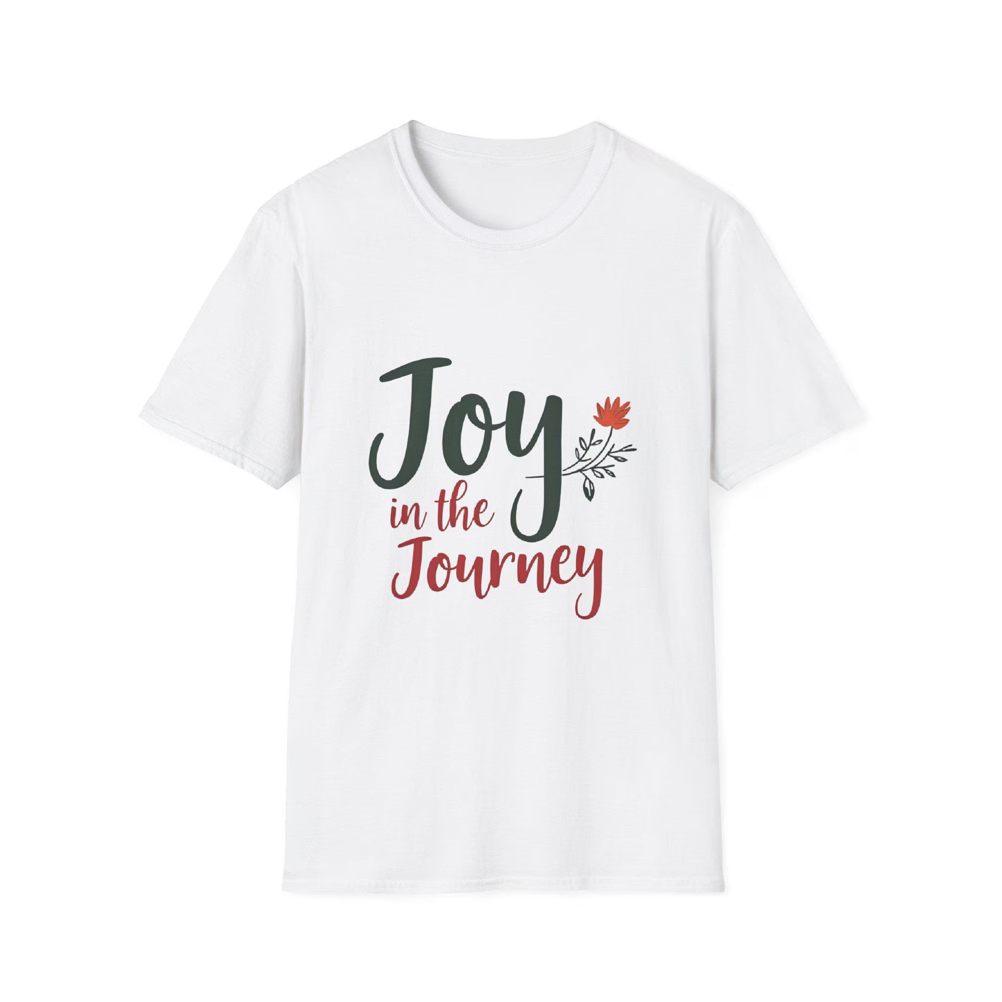 Joy in the Journey T-Shirt Inspirational Unisex Cotton Tee