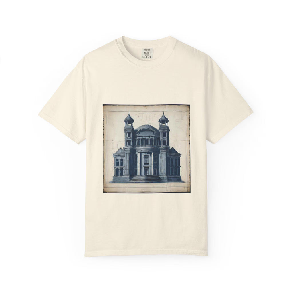 Architectural Illustration T-Shirt Garment-Dyed Comfort Colors Tee