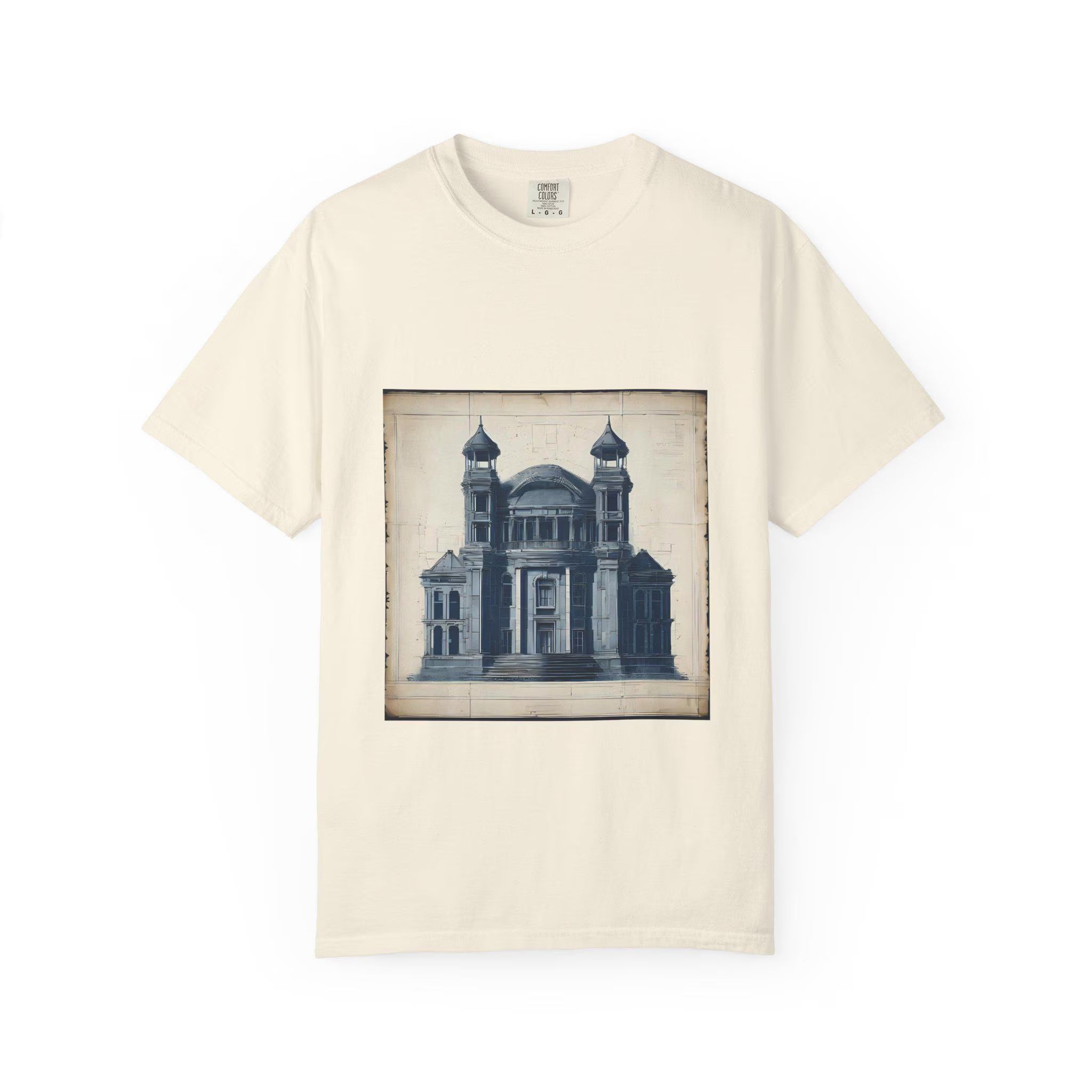 Architectural Illustration T-Shirt Garment-Dyed Comfort Colors Tee