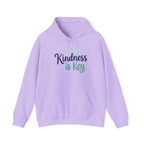 Kindness is Key Hoodie Cozy Unisex , Inspirational Apparel
