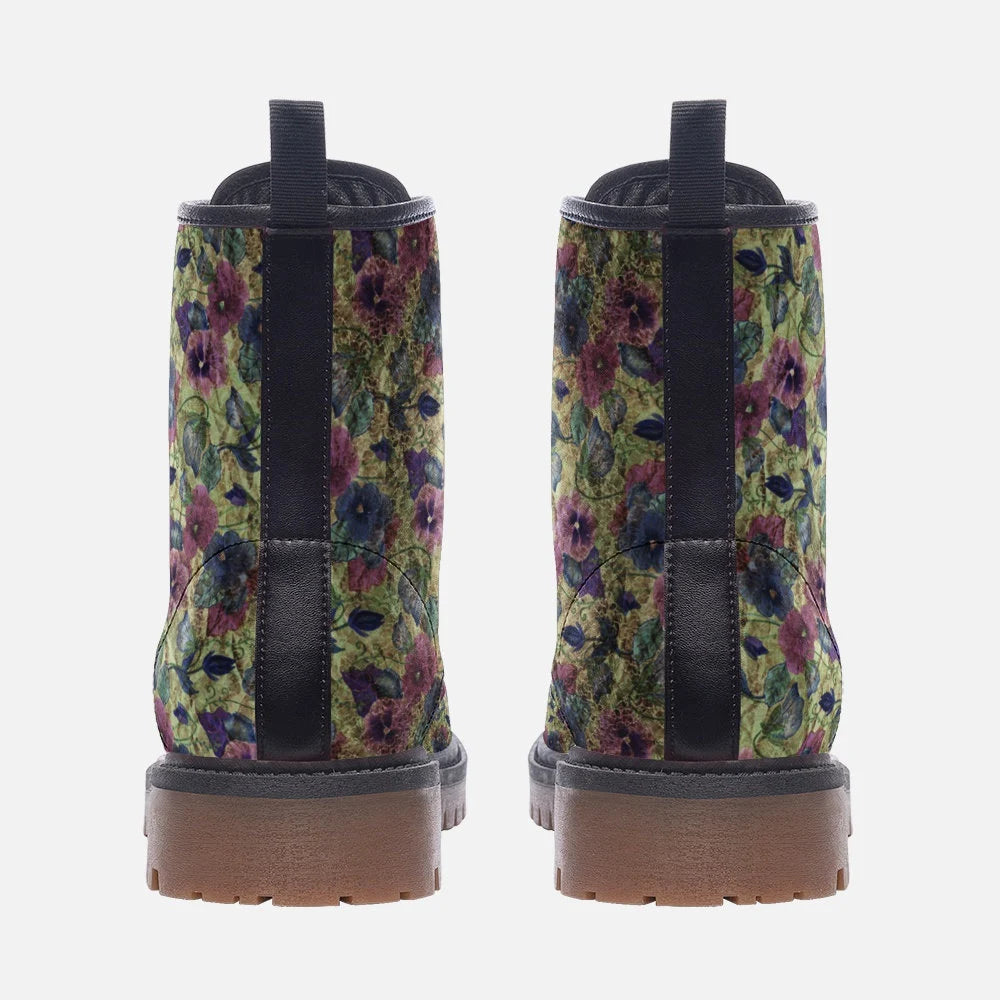 Flowerfest Vegan Leather Festival Boots