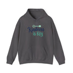 Kindness is Key Hoodie Cozy Unisex , Inspirational Apparel