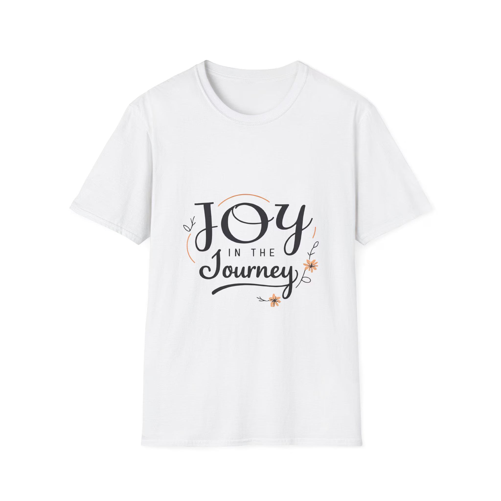 Joyful Journey Unisex T-Shirt Inspirational Ring-Spun Cotton Tee