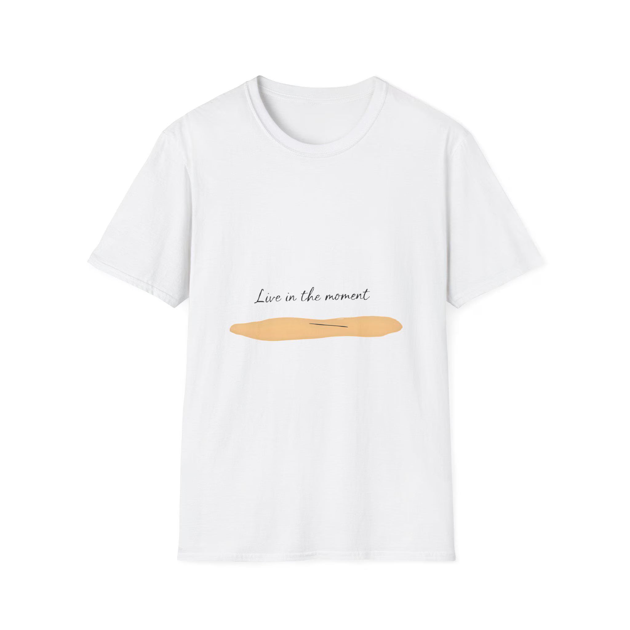 Inspirational "Live in the Moment" T-Shirt Unisex Ring-Spun Cotton Tee