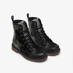 Stripe Nouveau Vegan Leather Boots