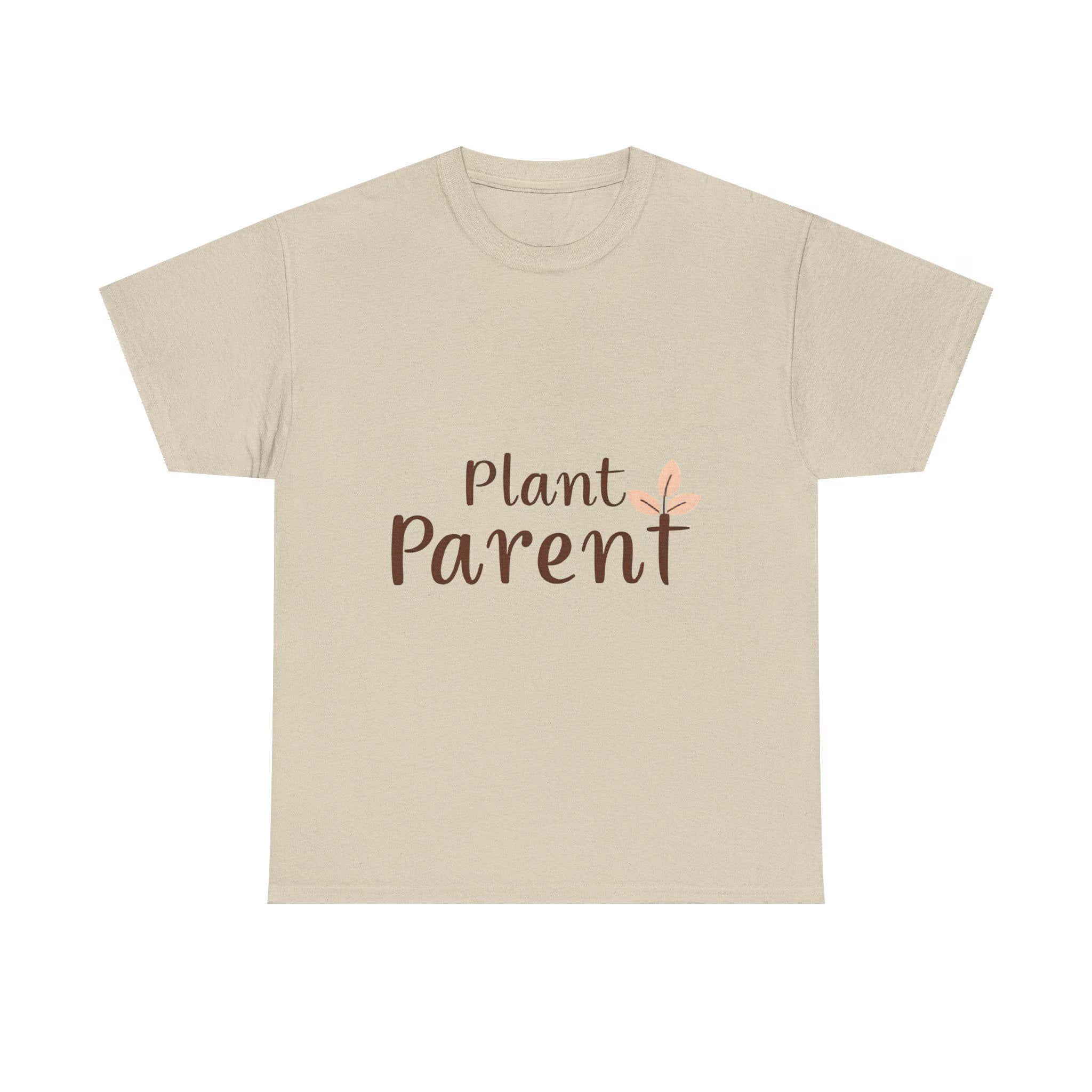 Plant Parent Unisex Cotton Tee Gift for Gardener, Nature Lover