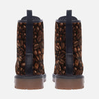Coffee Bean Caffeinate Me Vegan Leather Boots